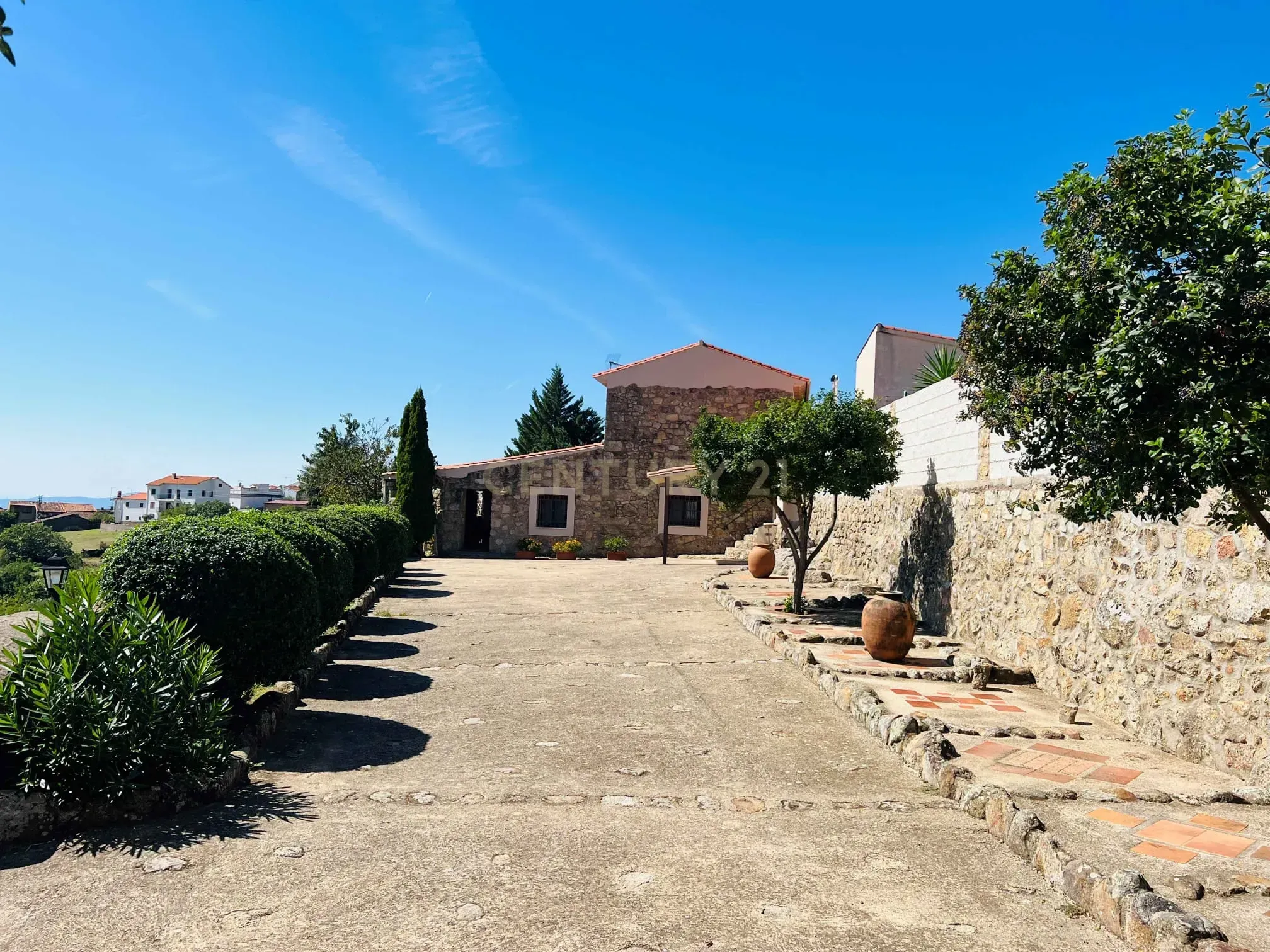 Exterior view of House or chalet for sale in Villamiel  with Private garden, Washing machine and Microwave