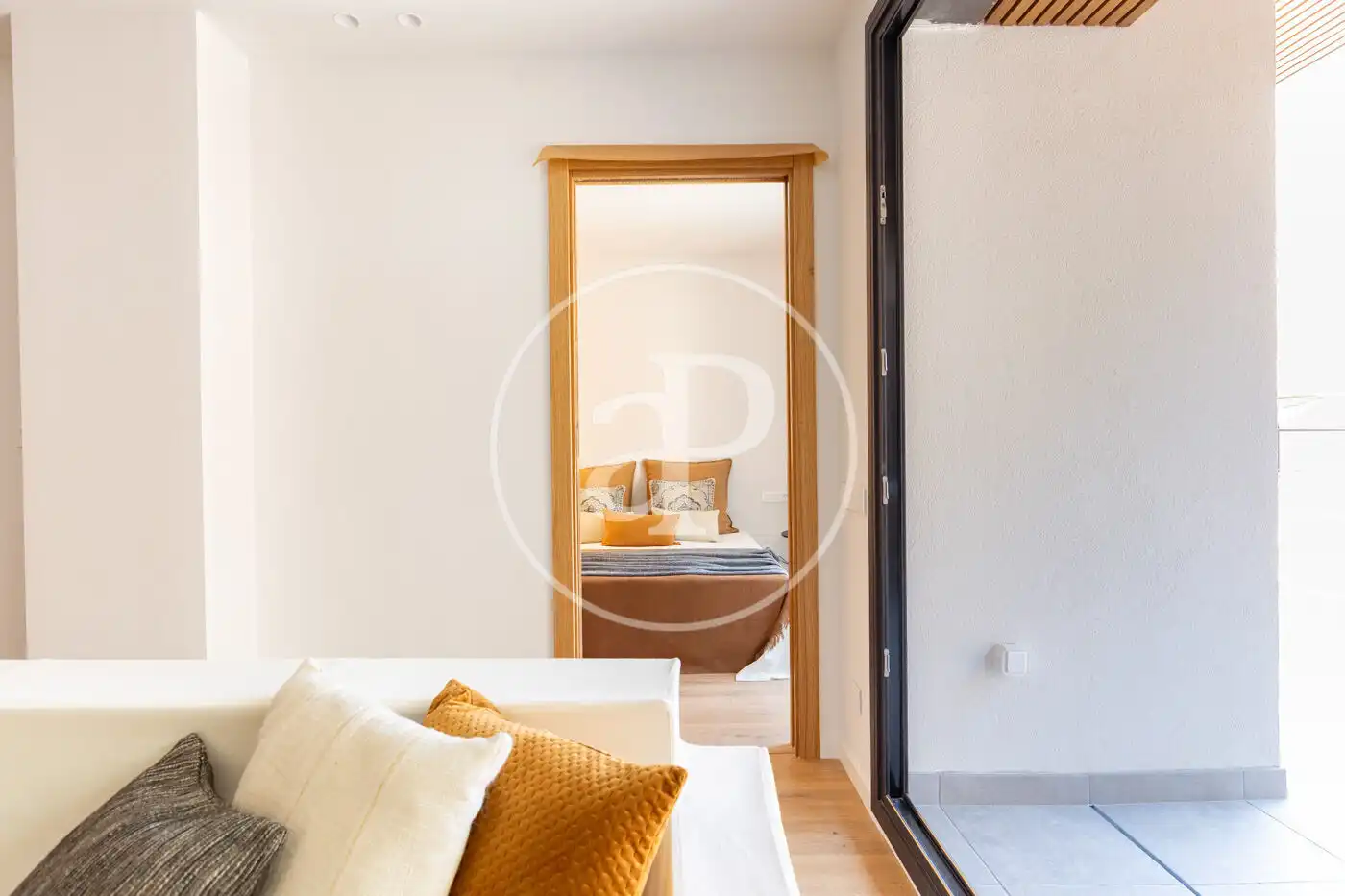 Bedroom of Flat for sale in Sant Cugat del Vallès  with Air Conditioner, Heating and Terrace