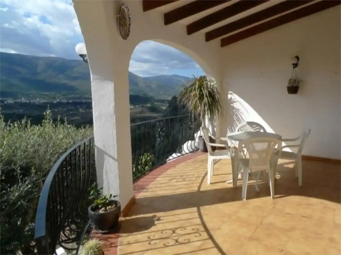 Terrassa de Casa o xalet de lloguer en Alcalalí amb Jardí privat, Piscina i Moblat