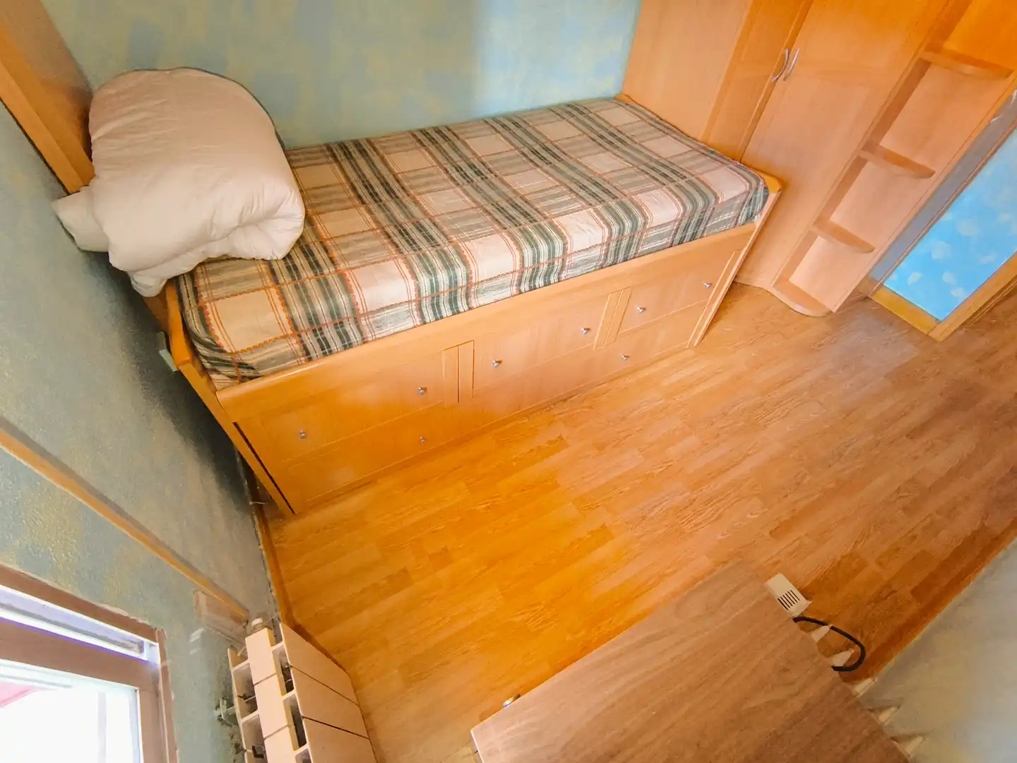 Bedroom of Flat for sale in Palencia  with Heating, Parquet flooring and Terrace