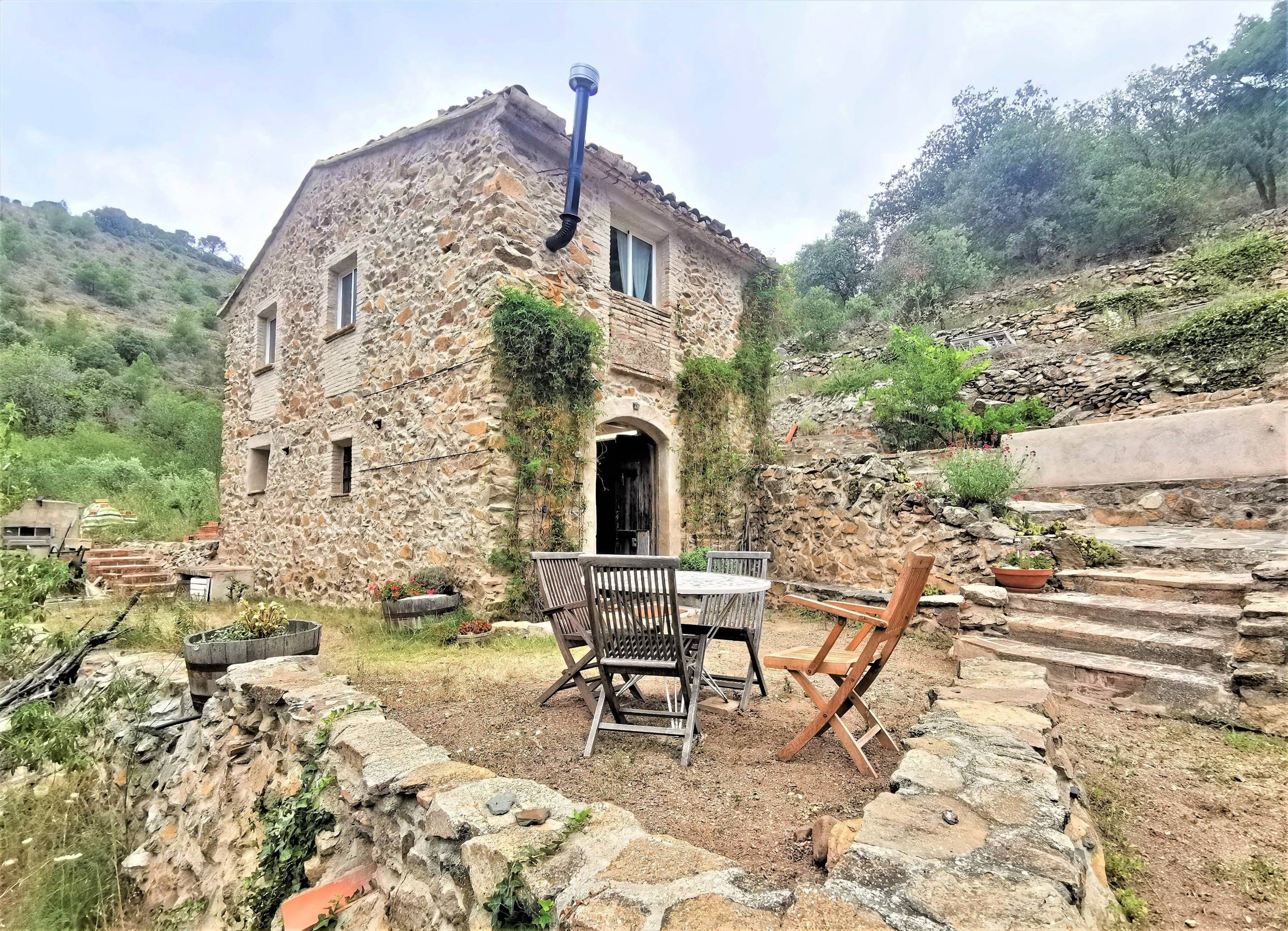Exterior view of House or chalet for sale in Porrera  with Heating, Private garden and Terrace