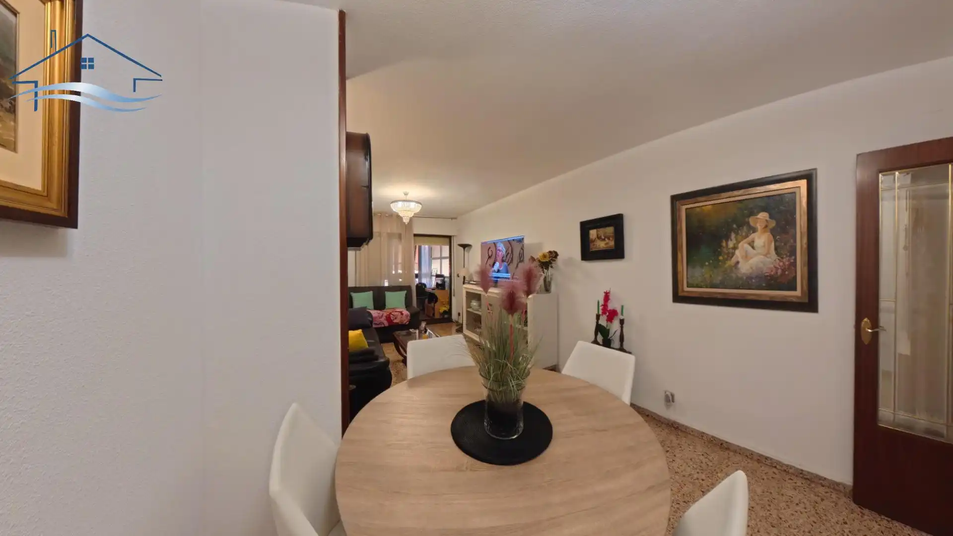 Sala d'estar de Pis en venda en Alicante / Alacant amb Aire condicionat, Calefacció i Parquet