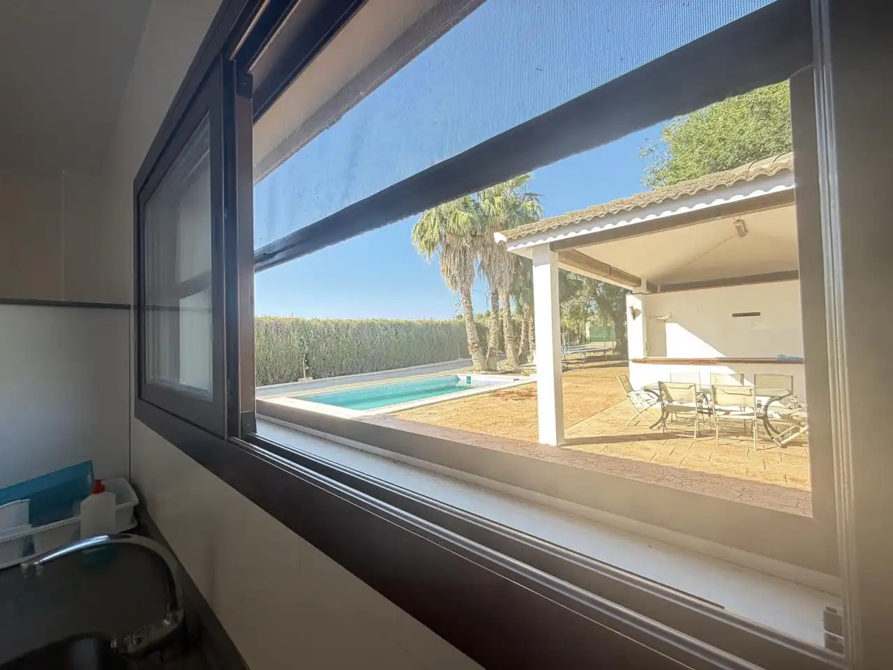 Swimming pool of Houses for sale in Almendralejo