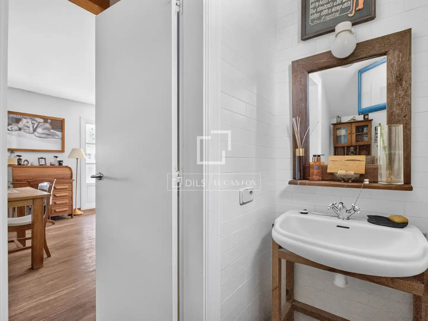 Baño de Finca rústica en venta en Vallromanes con Calefacción, Jardín privado y Parquet