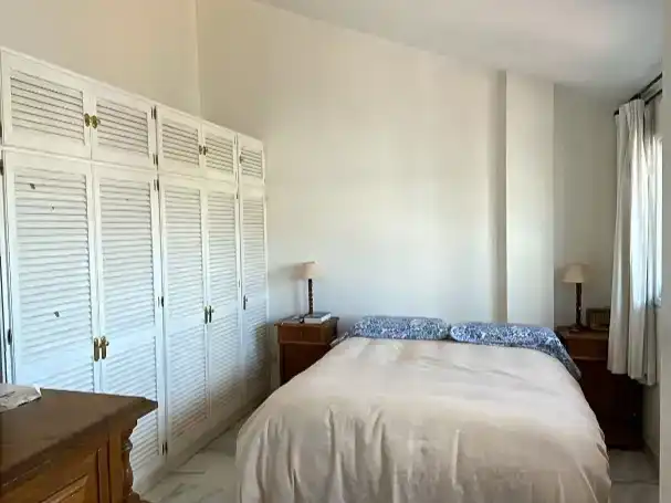 Bedroom of Flat for sale in Marbella  with Air Conditioner, Swimming Pool and Balcony
