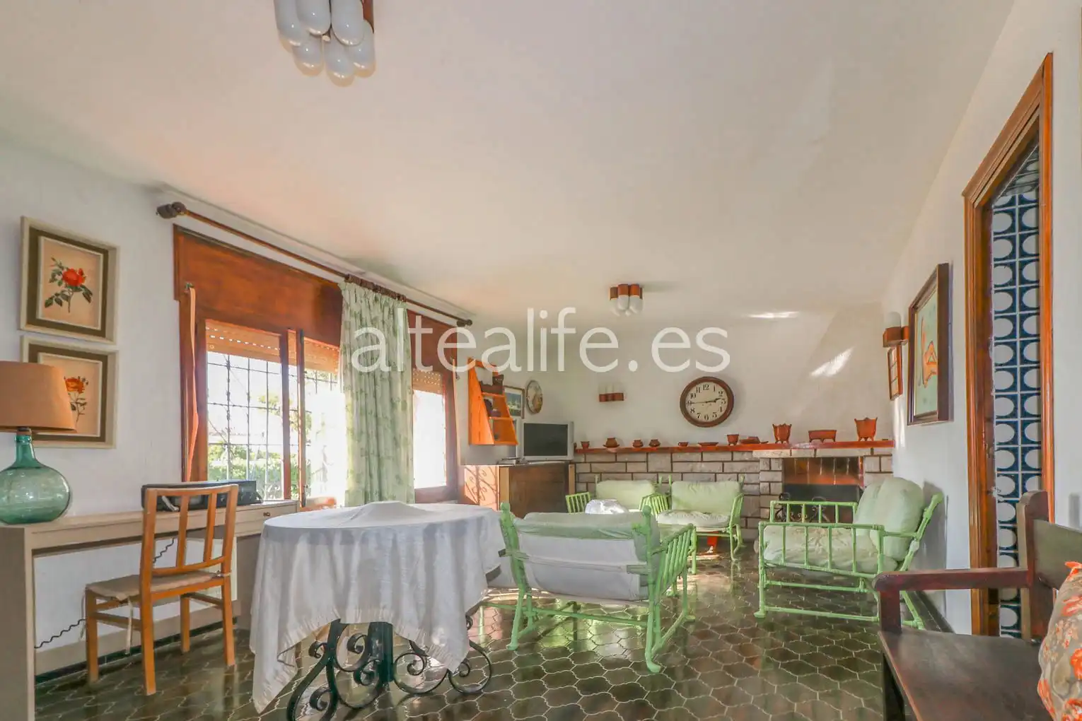 Living room of Houses for sale in Altea  with Air Conditioner, Terrace and Swimming Pool