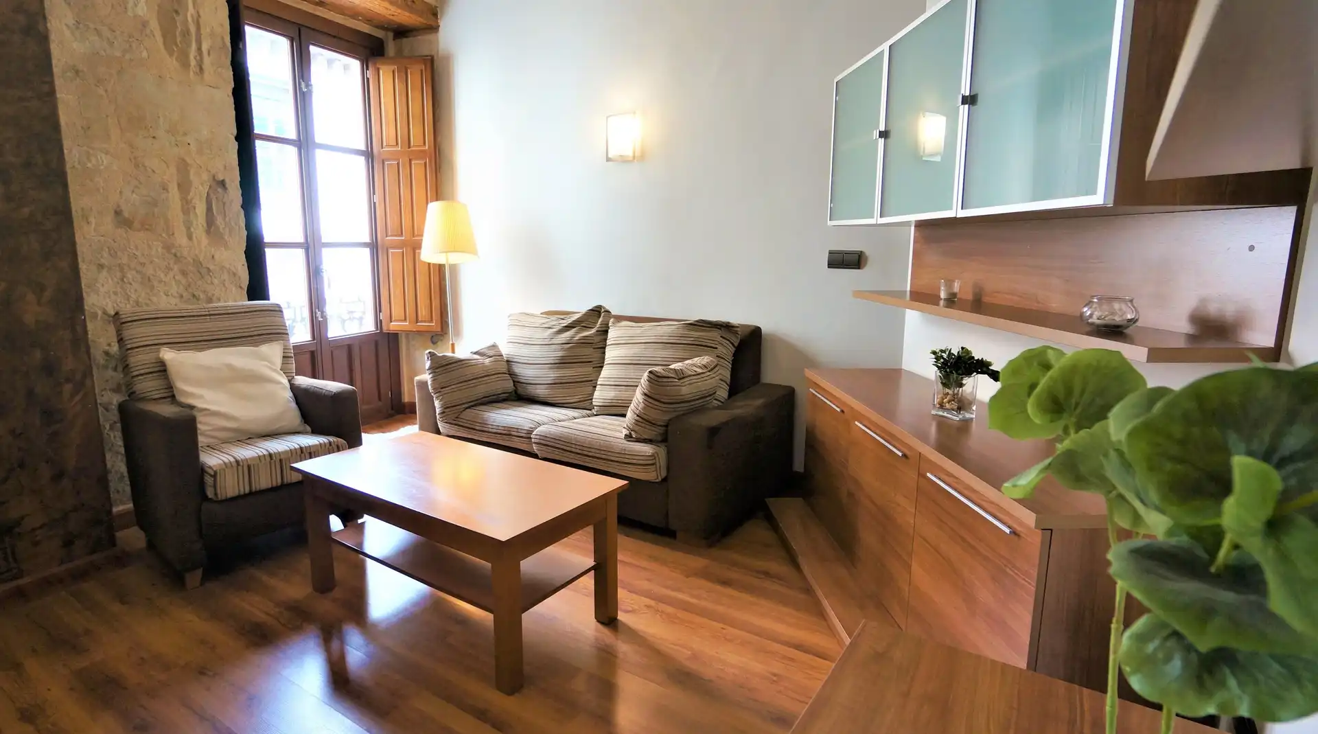 Sala de estar de Apartamento de alquiler en Salamanca con Aire acondicionado, Calefacción y Parquet