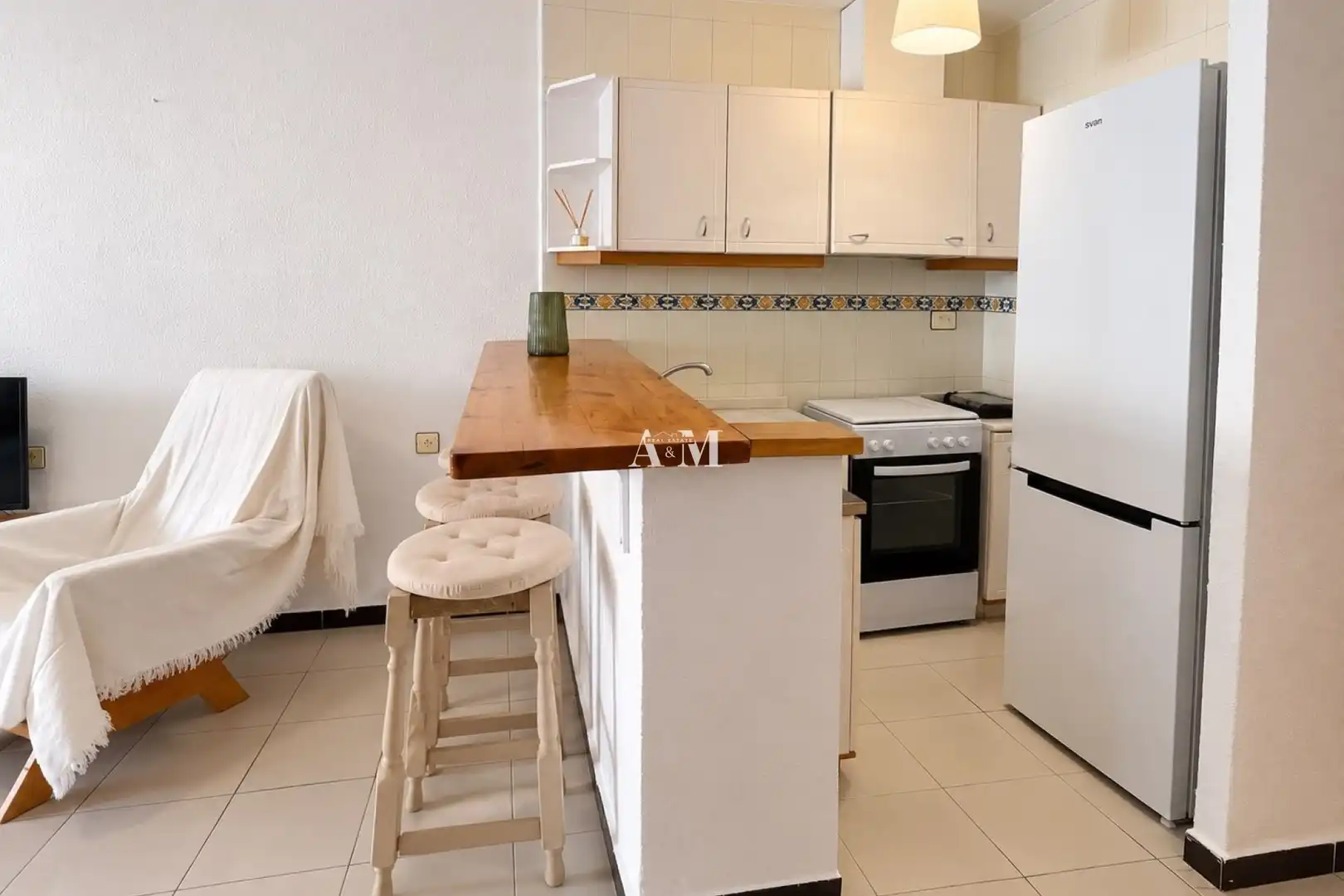 Küche von Wohnung zur Miete in Pilar de la Horadada mit Klimaanlage, Heizung und Terrasse