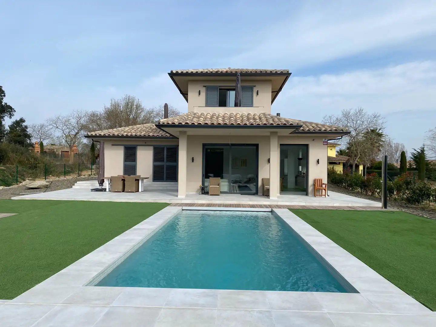 Vista exterior de Casa o chalet en venta en Navata con Aire acondicionado, Calefacción y Jardín privado