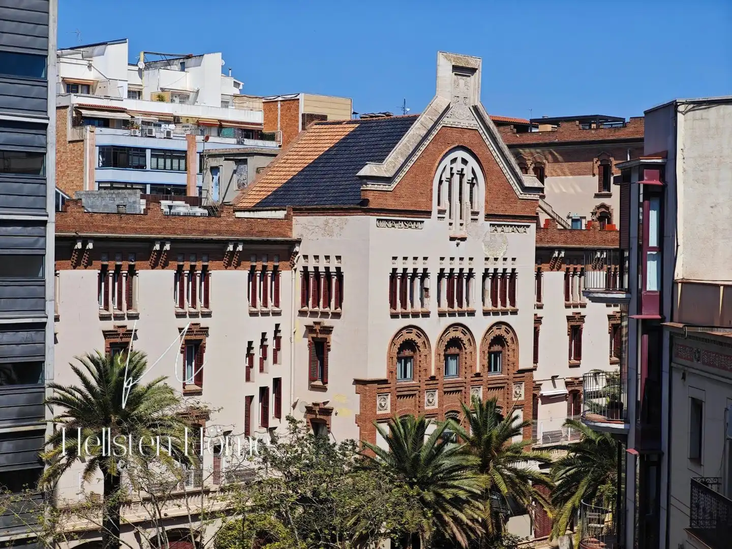 Vista exterior de Piso de alquiler en Barcelona con Aire acondicionado y Terraza