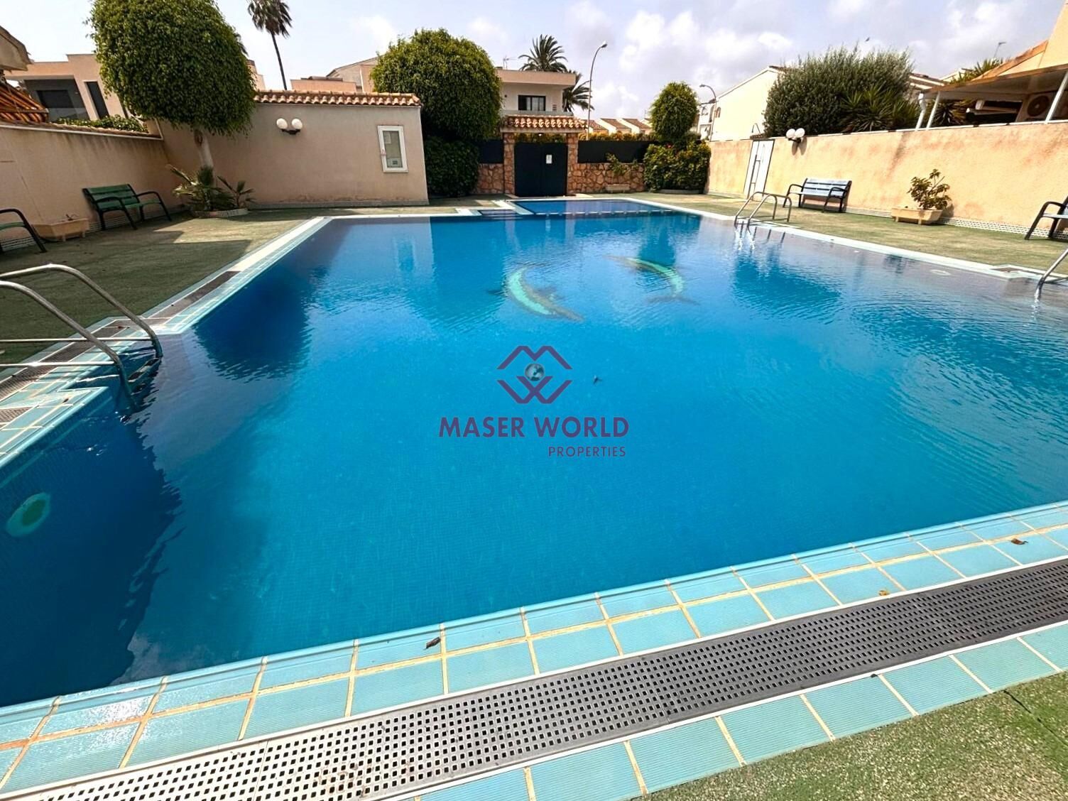 Swimming pool of Duplex for sale in San Javier  with Heating, Private garden and Terrace