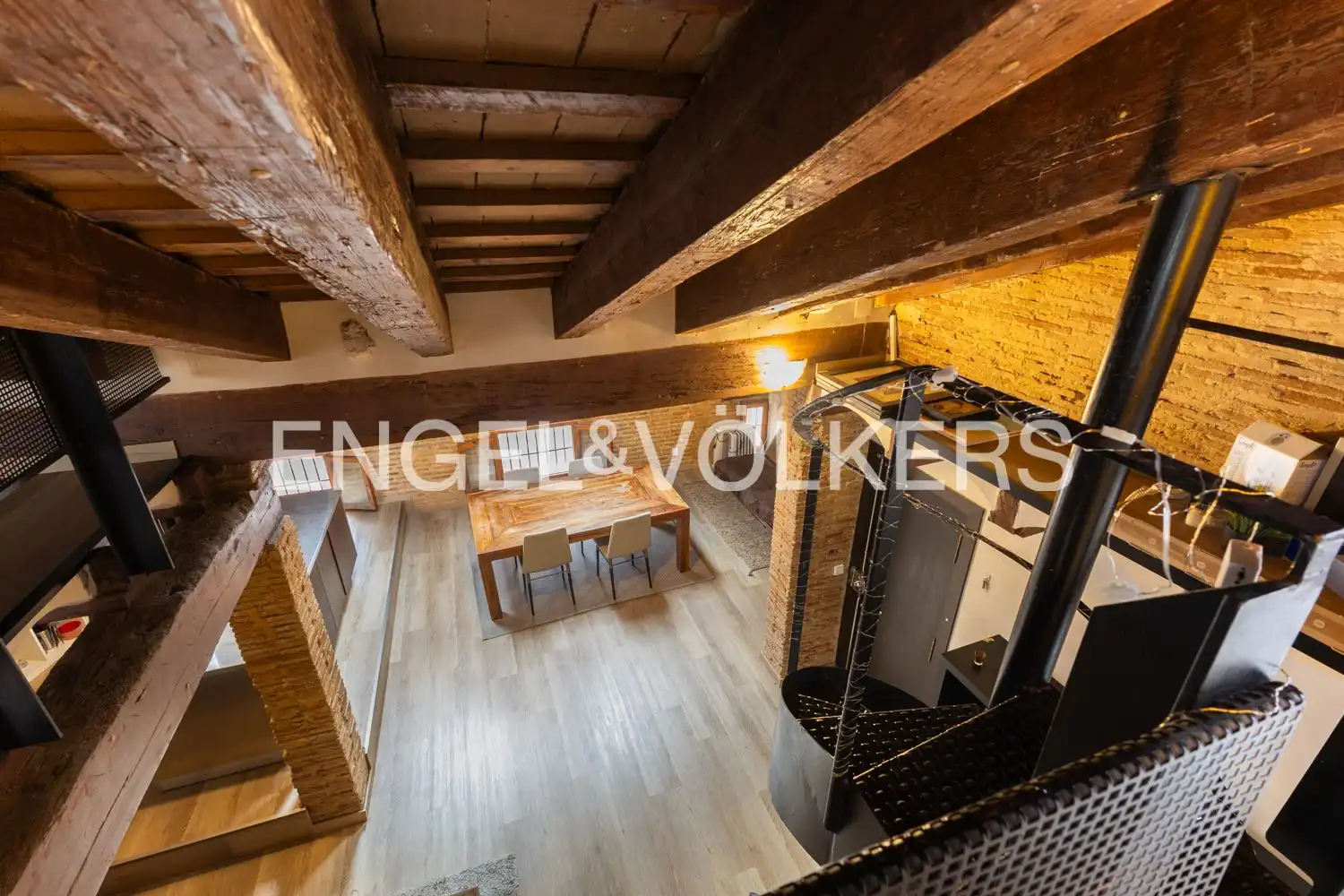 Cocina de Dúplex en venta en Valencia con Aire acondicionado, Calefacción y Balcón
