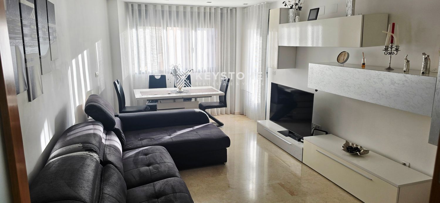 Living room of Flat to rent in Alicante / Alacant  with Air Conditioner, Terrace and Storage room