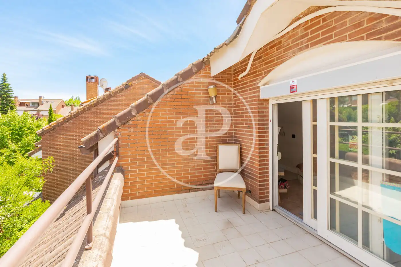 Terraza de Casa adosada de alquiler en Las Rozas de Madrid con Aire acondicionado, Calefacción y Jardín privado