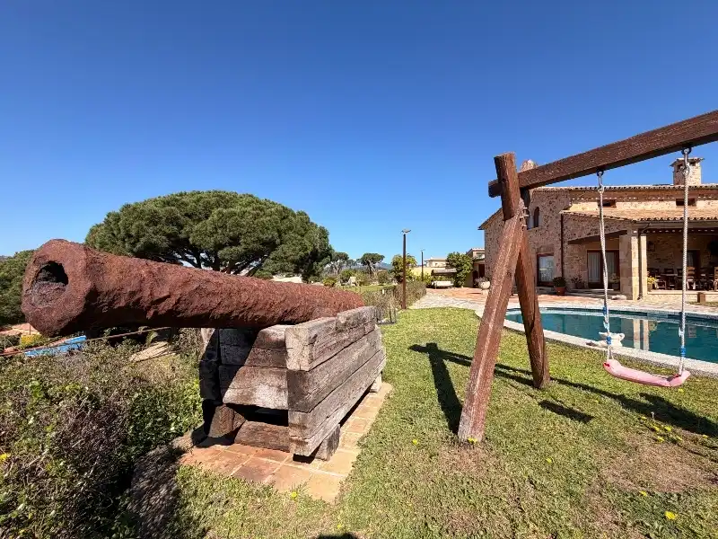 Garden of Houses for sale in Sant Feliu de Guíxols  with Air Conditioner, Heating and Private garden