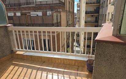 Balcony of Flat for sale in  Barcelona Capital  with Terrace and Furnished