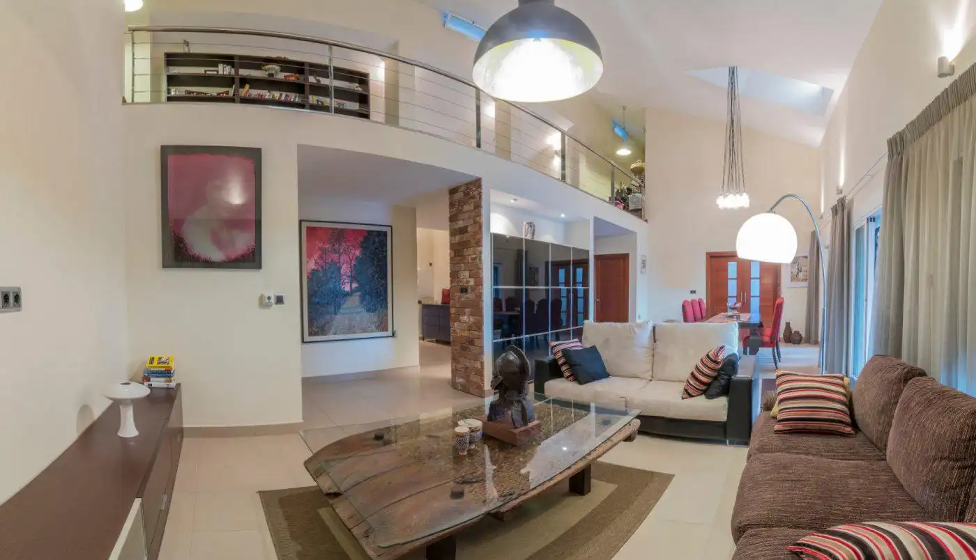 Sala d'estar de Casa o xalet en venda en Murcia amb Aire condicionat, Calefacció i Jardí privat