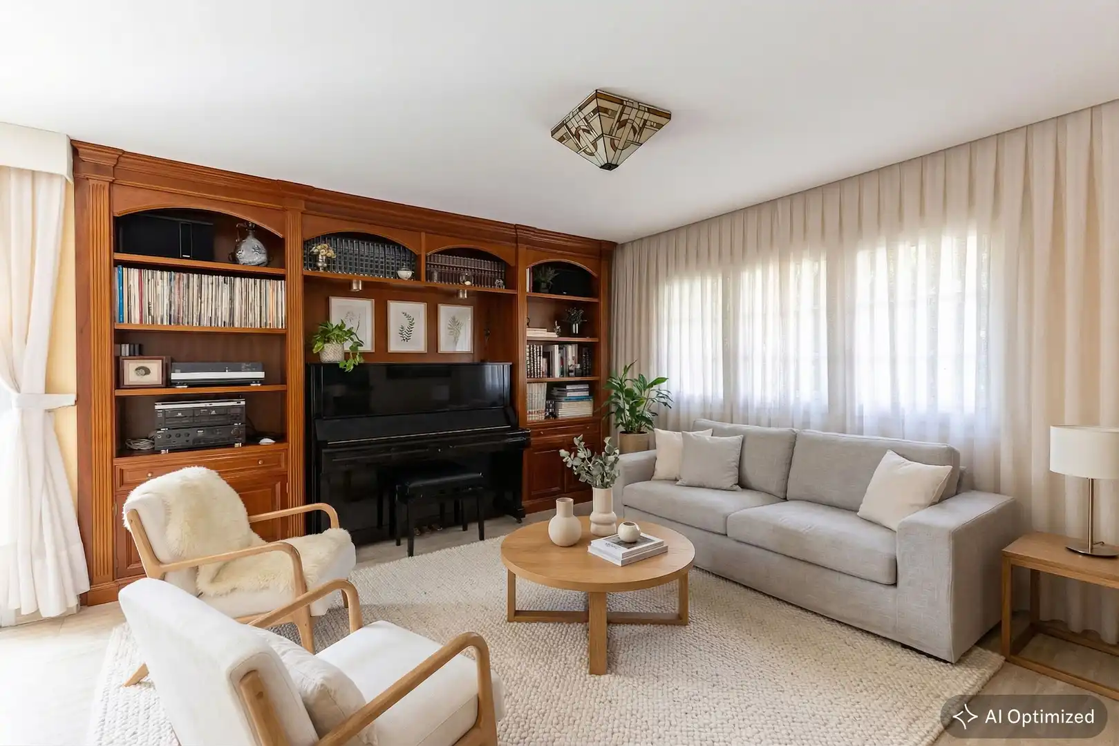 Sala d'estar de Casa adosada en venda en Madrid amb Aire condicionat, Calefacció i Jardí privat