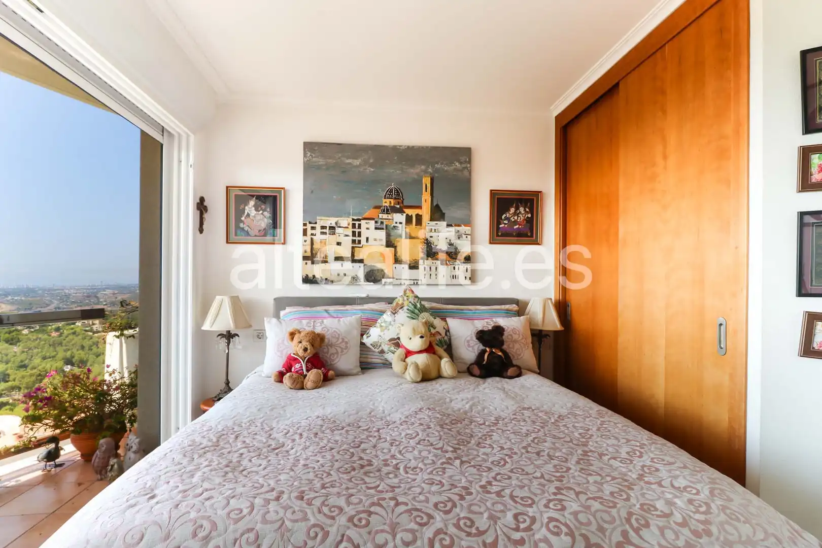 Dormitori de Apartament en venda en Altea amb Aire condicionat, Terrassa i Forn
