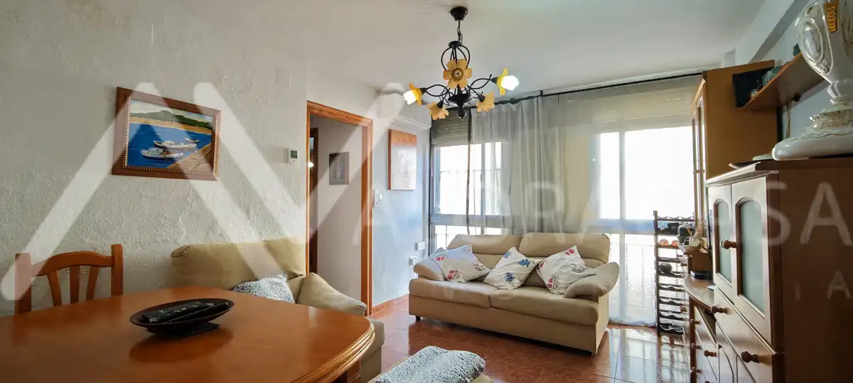 Sala de estar de Piso en venta en Málaga con Amueblado