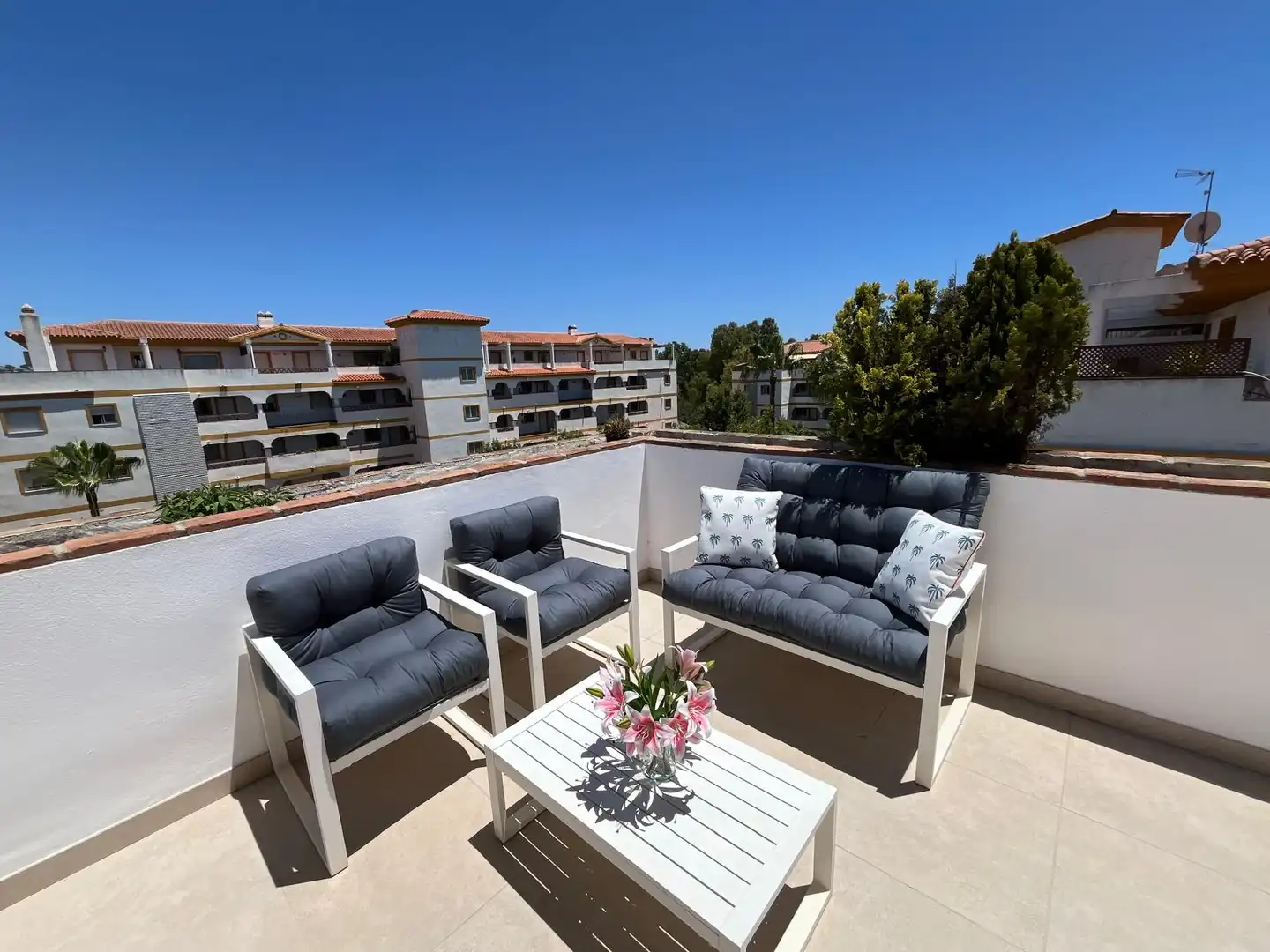 Terrassa de Àtic de lloguer amb opció a compra en Mijas amb Aire condicionat, Terrassa i Moblat