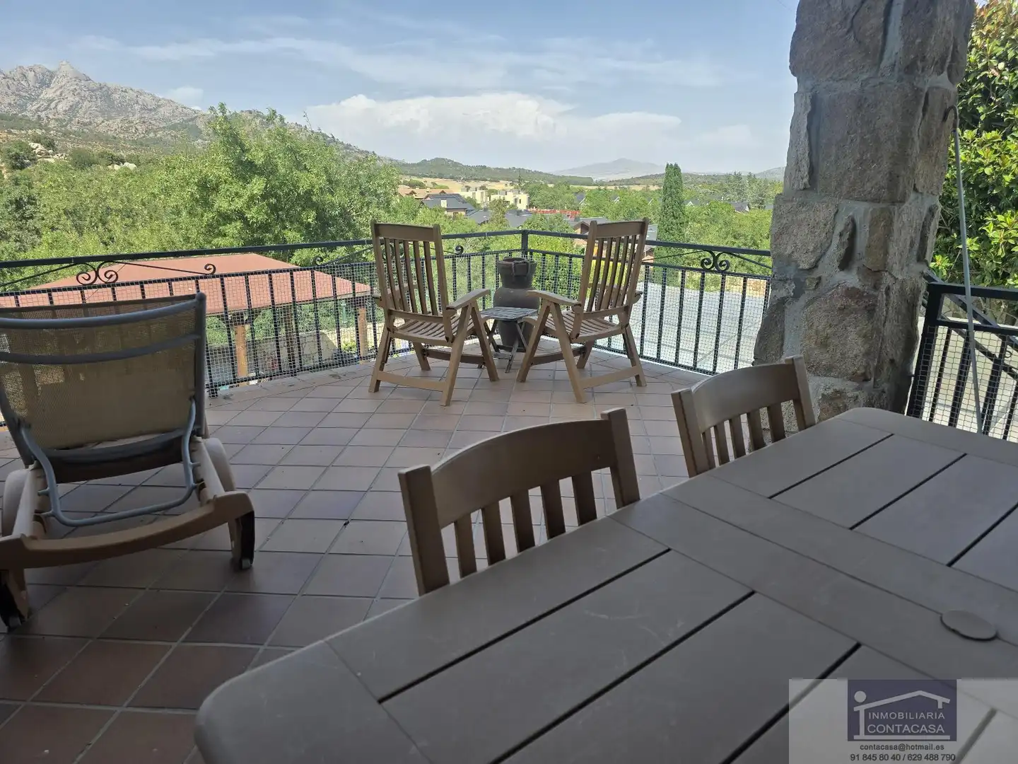 Terraza de Casa o chalet en venta en El Boalo - Cerceda – Mataelpino con Aire acondicionado, Calefacción y Terraza