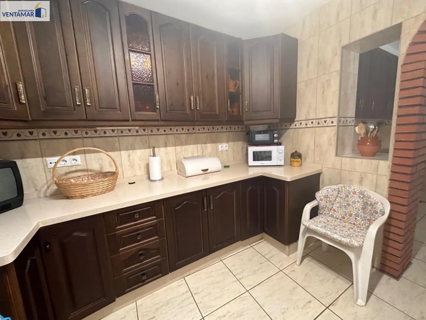 Cocina de Casa o chalet en venta en San Roque con Aire acondicionado, Calefacción y Jardín privado