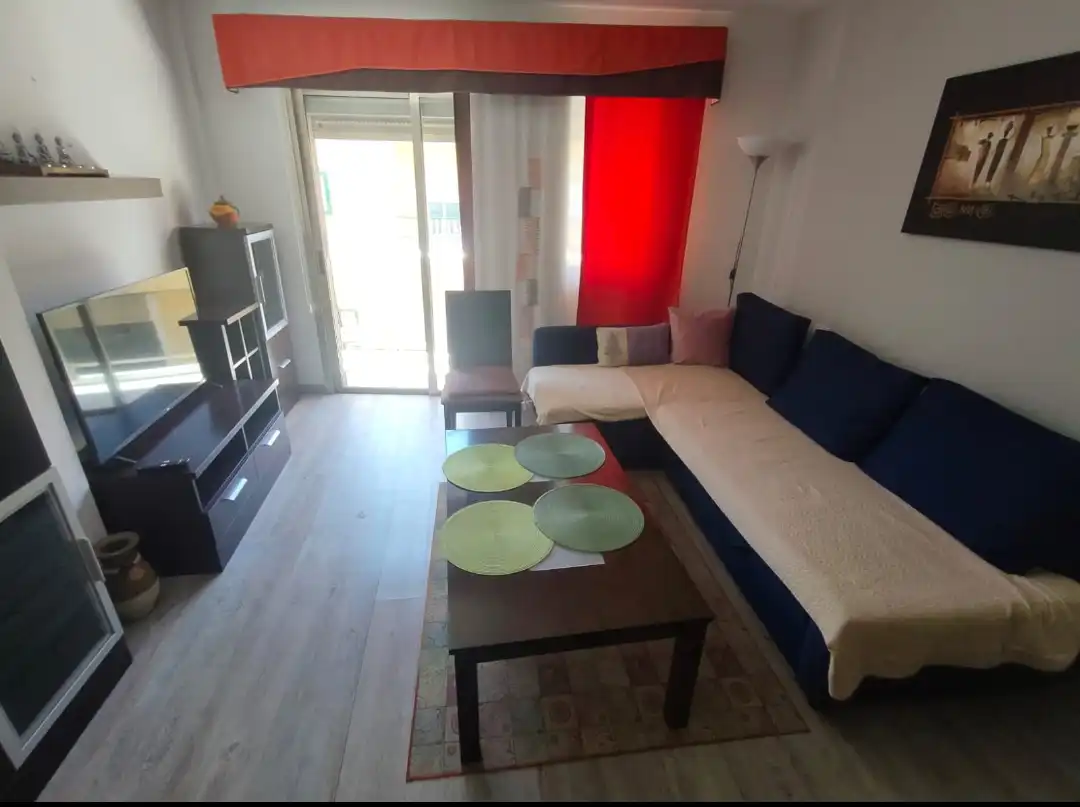 Sala d'estar de Pis de lloguer en Granadilla de Abona amb Parquet, Moblat i Forn