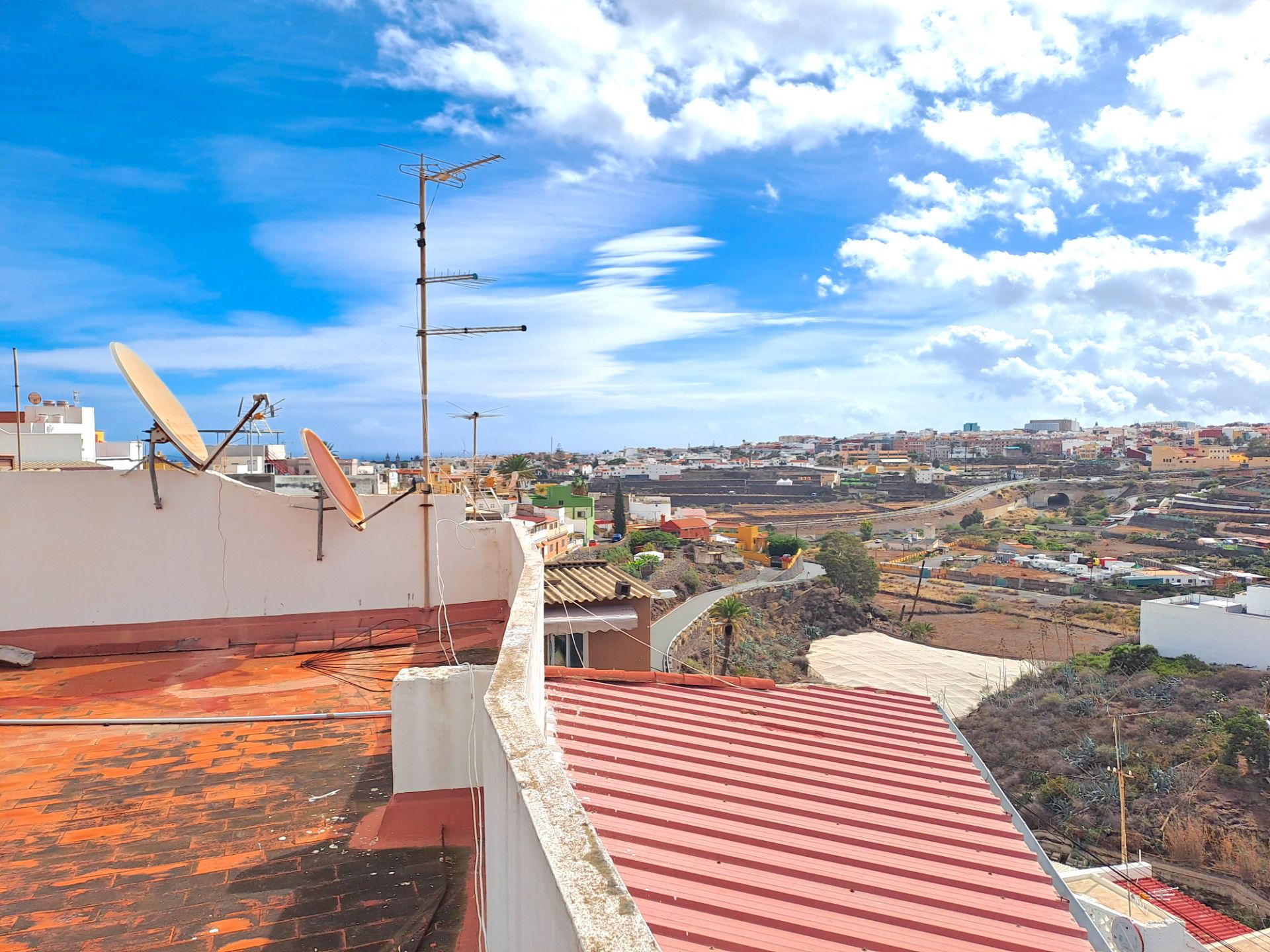 Exterior view of Single-family semi-detached for sale in Telde  with Private garden and Terrace