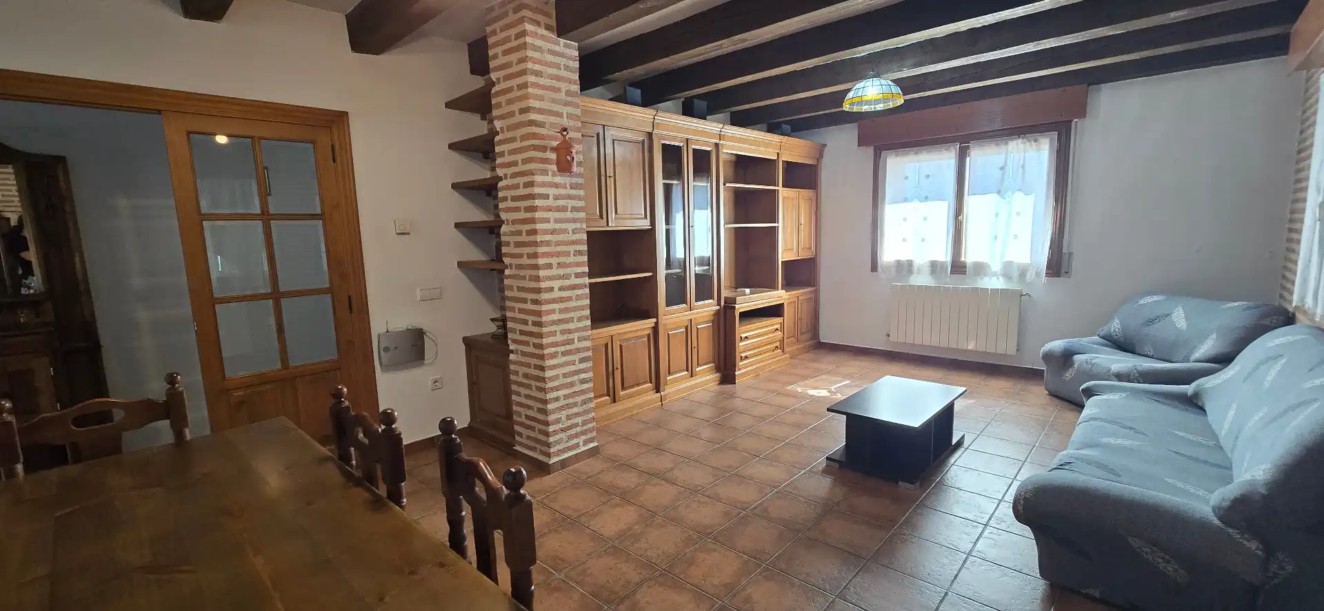 Sala de estar de Casa o chalet en venta en Villacastín con Calefacción, Jardín privado y Horno