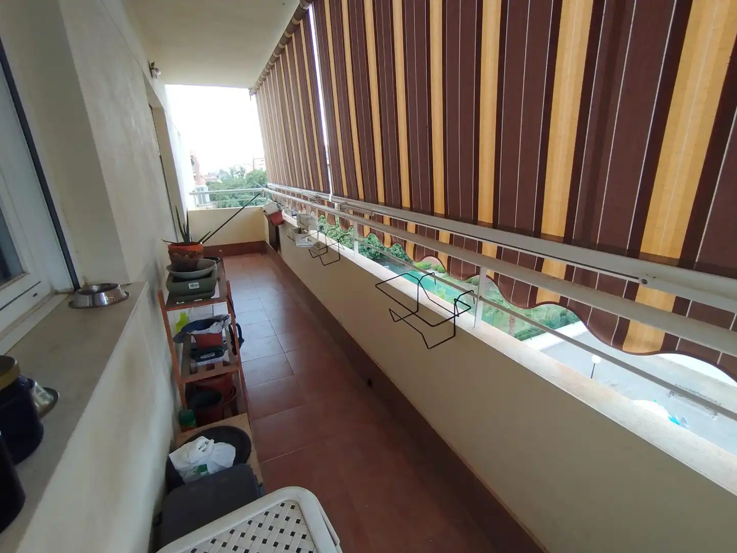 Balcony of Flat for sale in Málaga  with Air Conditioner, Terrace and Storage room