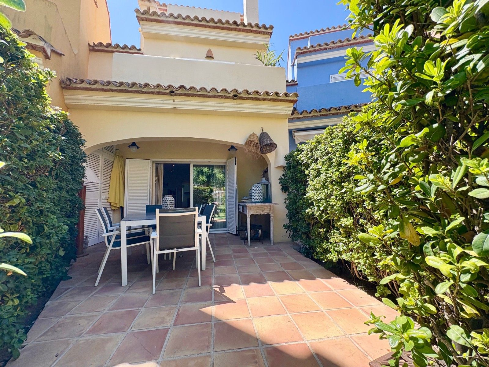 Garden of Single-family semi-detached for sale in Dénia  with Air Conditioner, Terrace and Swimming Pool