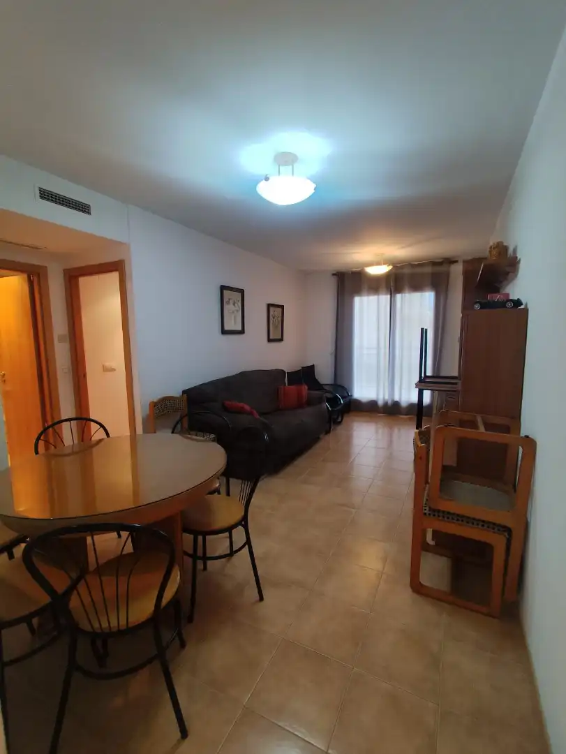 Wohnzimmer von Wohnungen zur Miete in Moncofa mit Terrasse, Schwimmbad und Möbliert