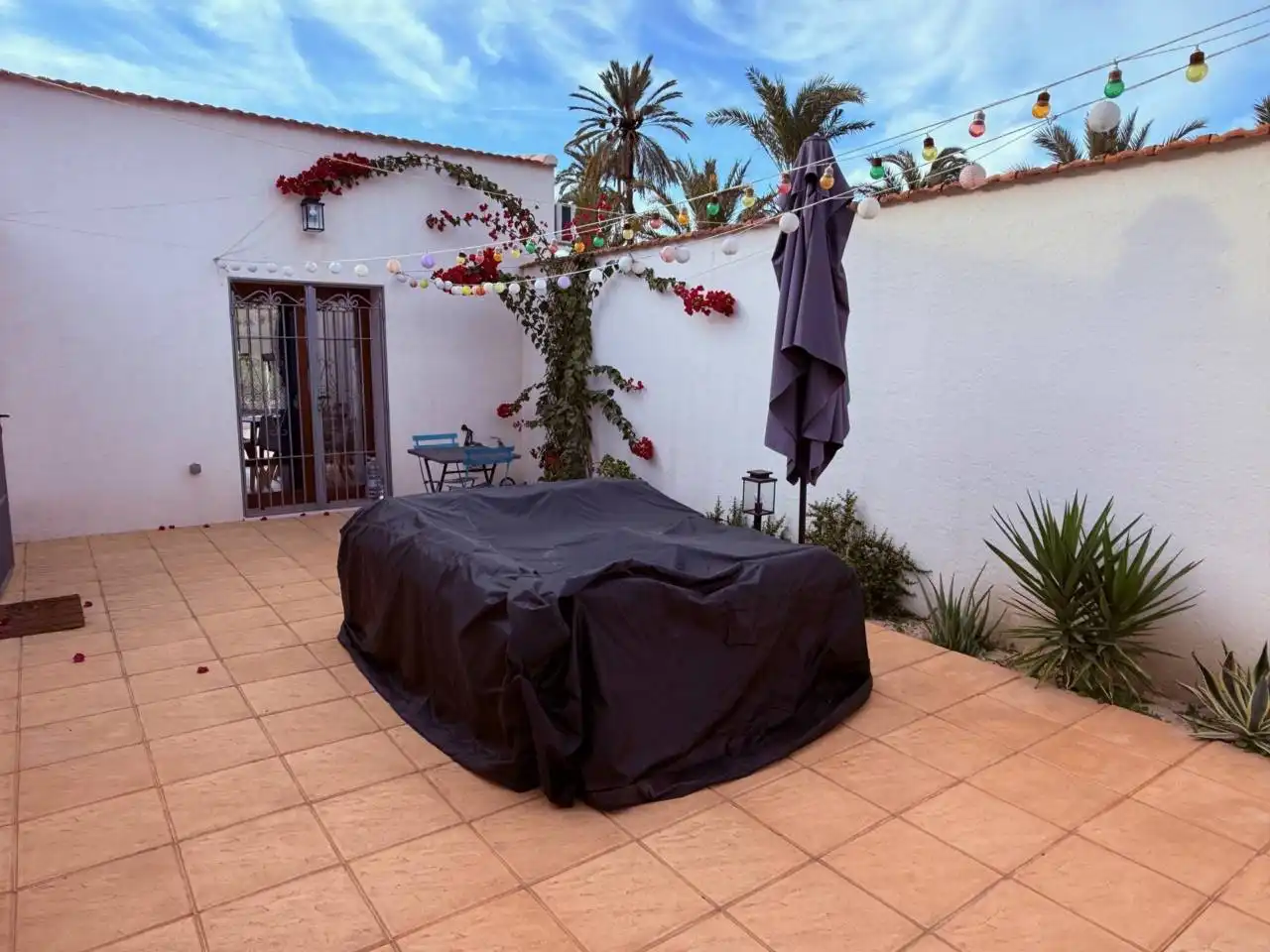 Terraza de Casa adosada de alquiler en Elche / Elx con Aire acondicionado, Terraza y Amueblado