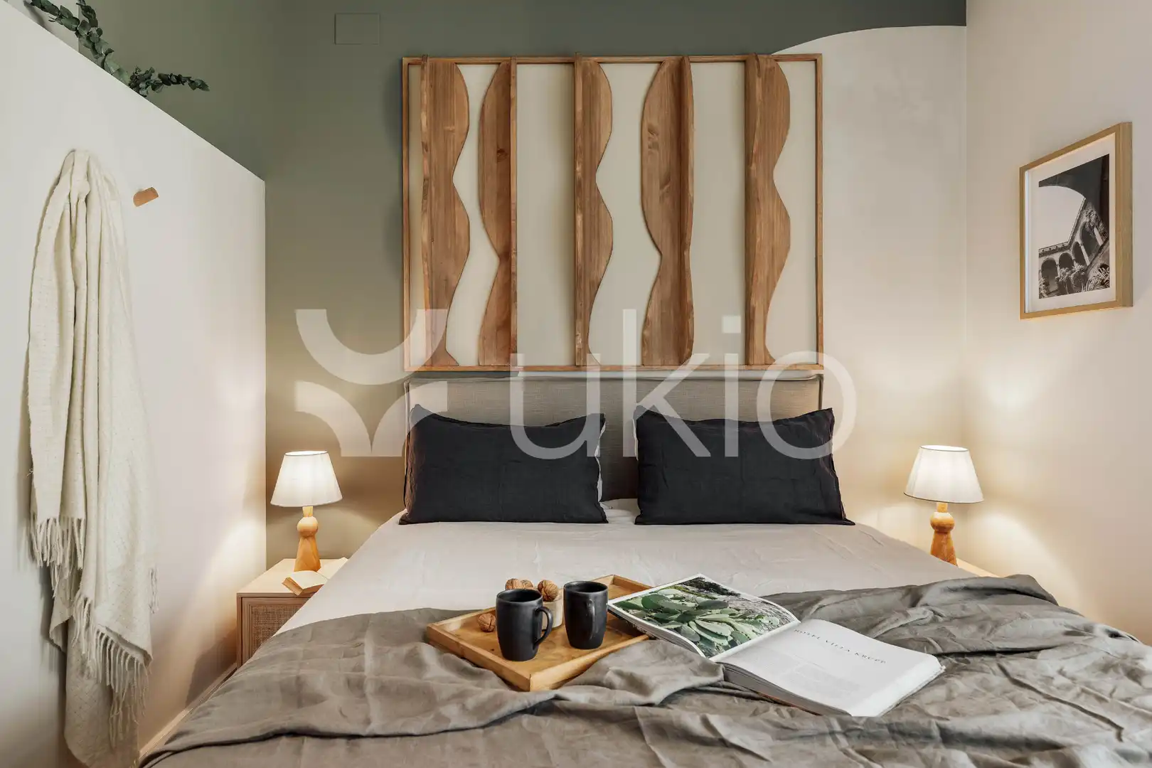 Schlafzimmer von Wohnung zur Miete in Barcelona mit Klimaanlage, Heizung und Möbliert