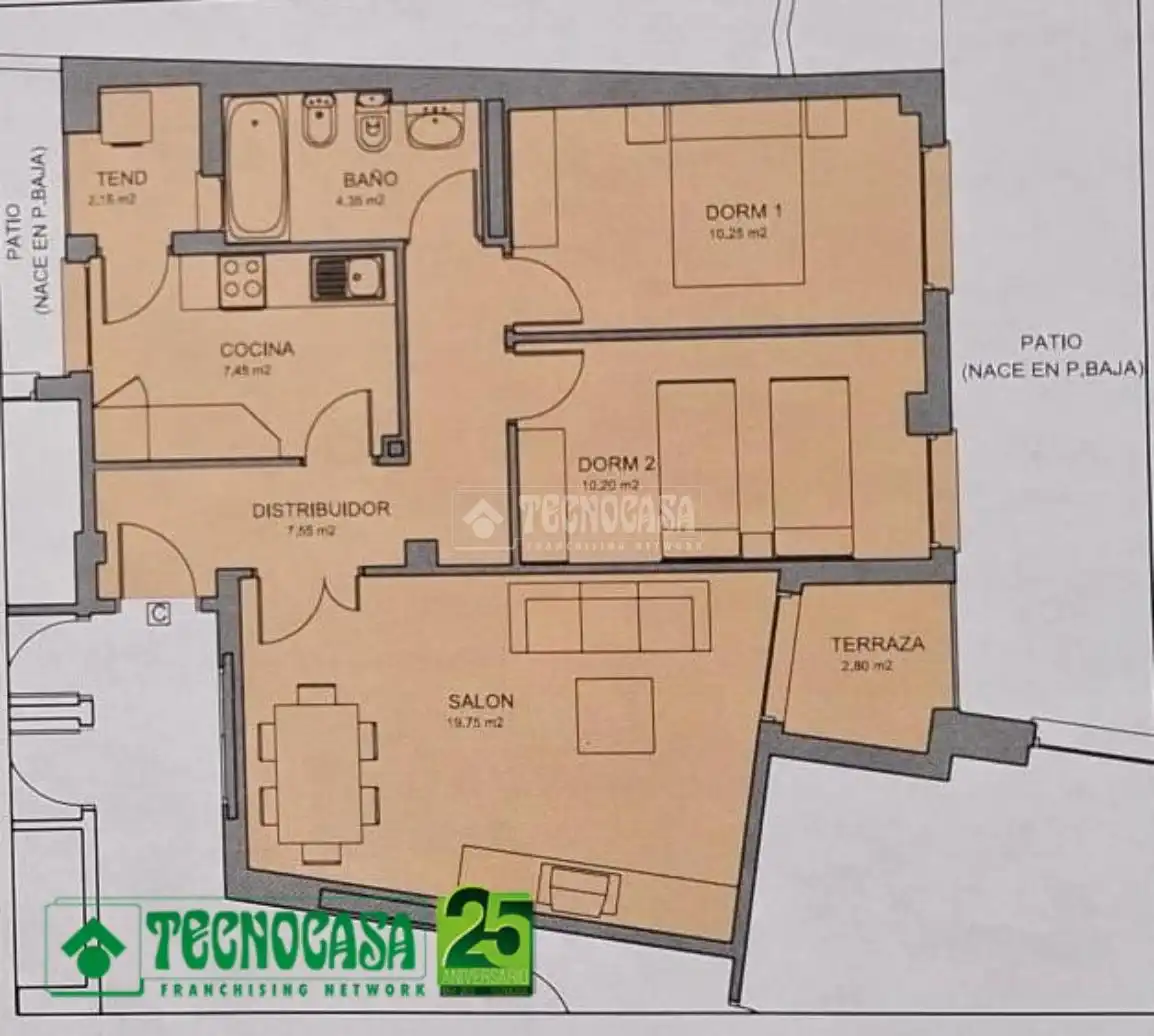 Piso en venta en Miguelturra con Aire acondicionado, Terraza y Balcón