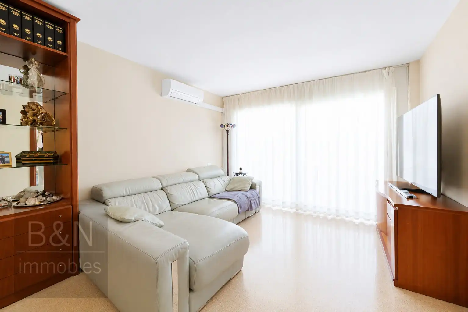 Sala de estar de Piso en venta en Terrassa con Aire acondicionado, Calefacción y Balcón