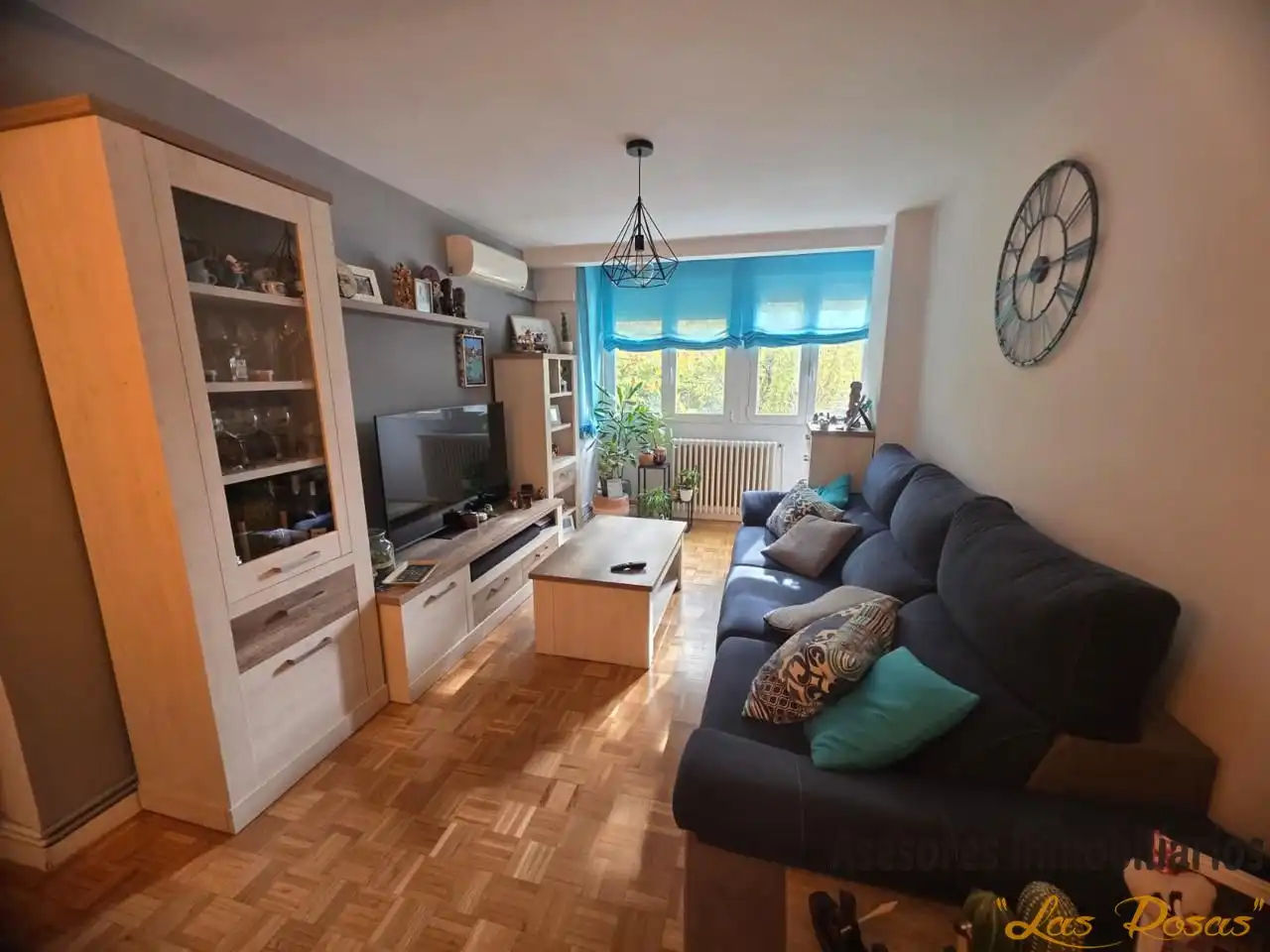 Wohnzimmer von Wohnung zum Verkauf in Madrid mit Klimaanlage, Heizung und Parkett