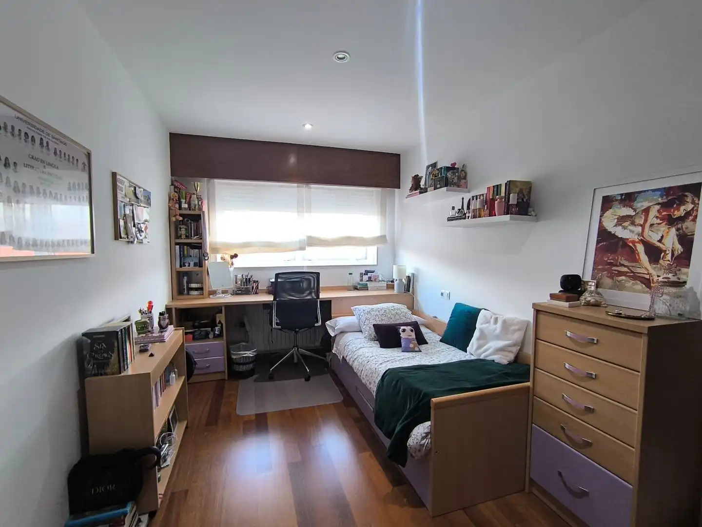 Schlafzimmer von Einfamilien-Reihenhaus zum Verkauf in Santiago de Compostela  mit Heizung, Privatgarten und Terrasse