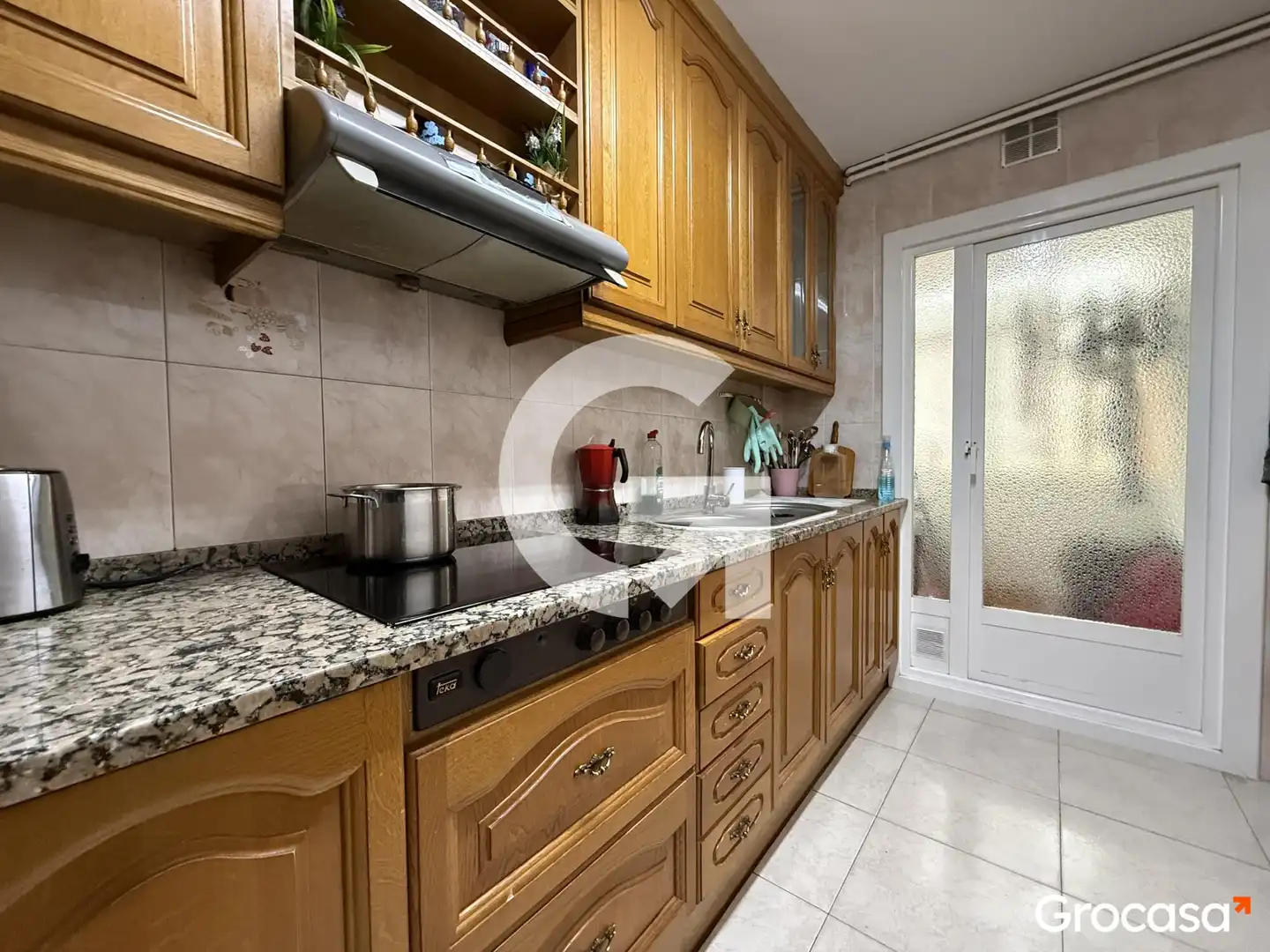 Kitchen of Flat for sale in Mataró  with Heating, Terrace and Storage room