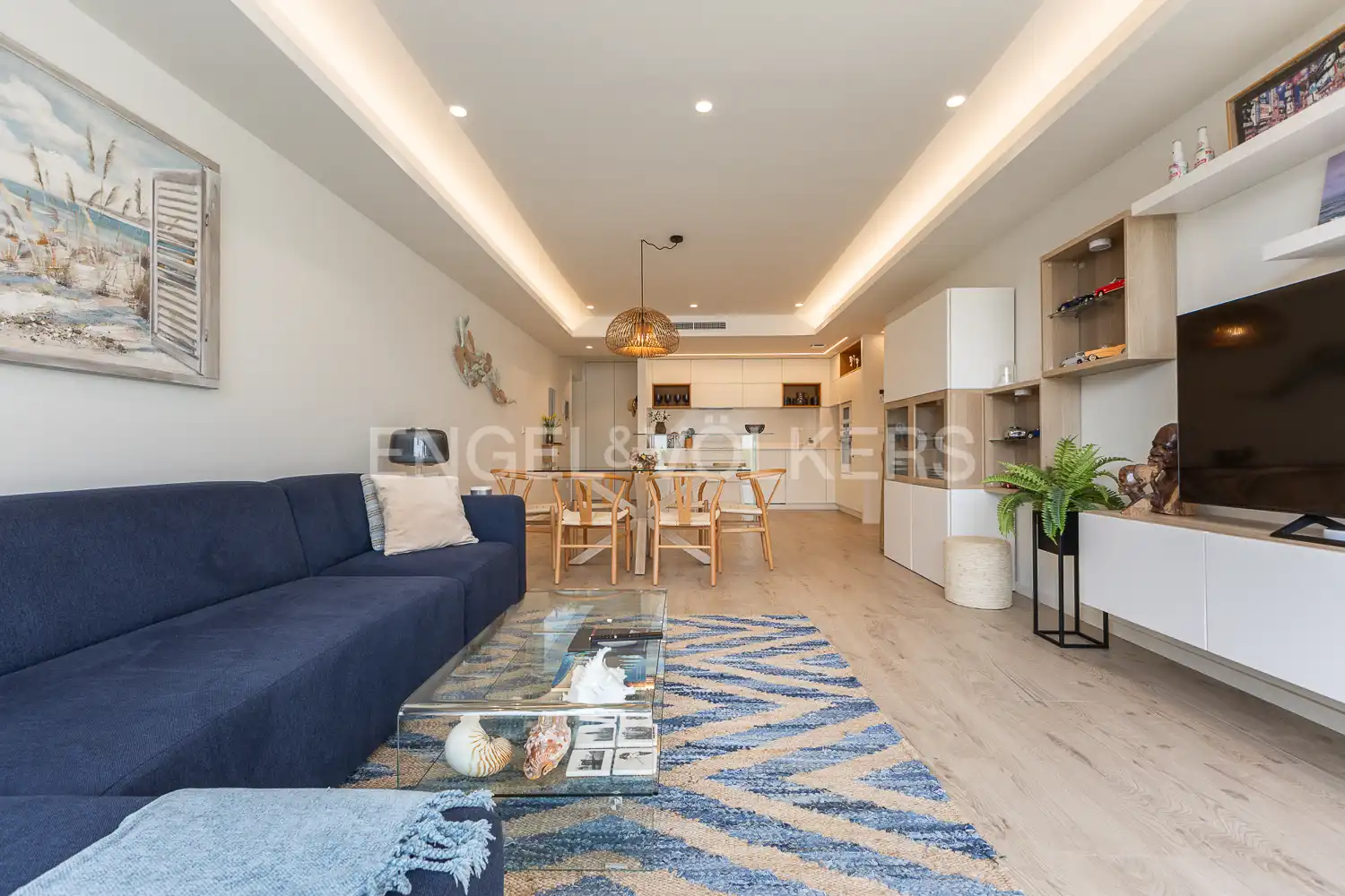 Living room of Flat for sale in Pedreguer  with Air Conditioner, Heating and Private garden