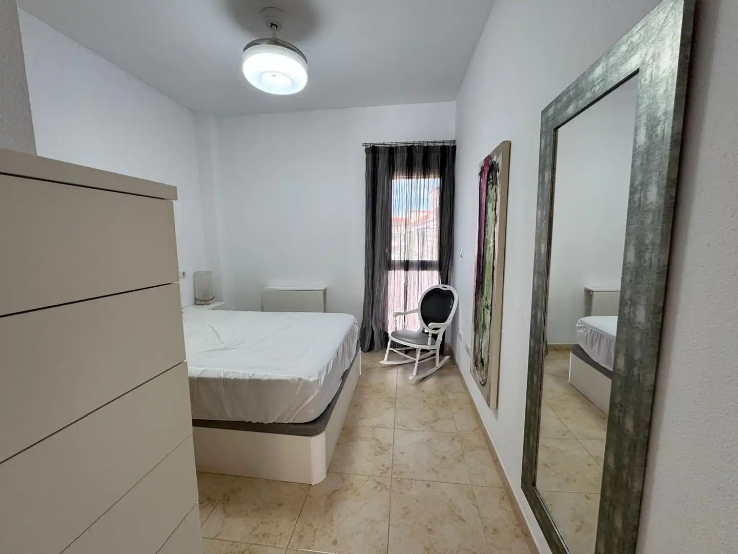Bedroom of Apartments for rent in El Campello  with Air Conditioner, Heating and Terrace