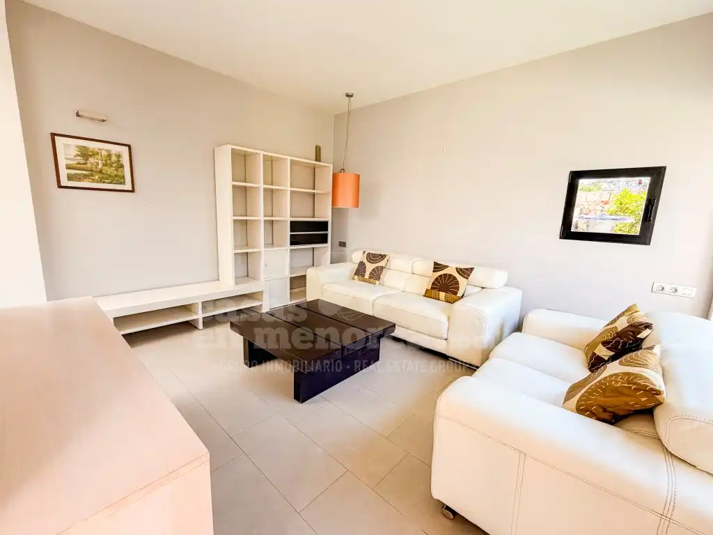Sala d'estar de Casa o xalet en venda en Ciutadella de Menorca amb Aire condicionat, Terrassa i Piscina