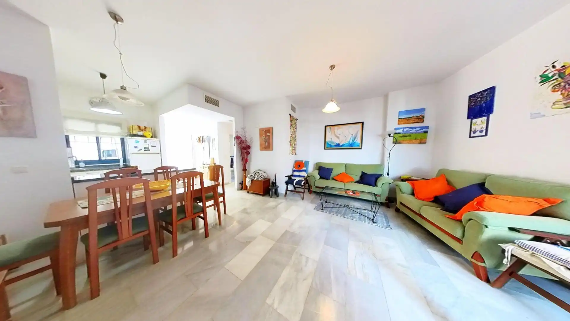 Sala de estar de Piso en venta en Gualchos con Aire acondicionado, Terraza y Trastero