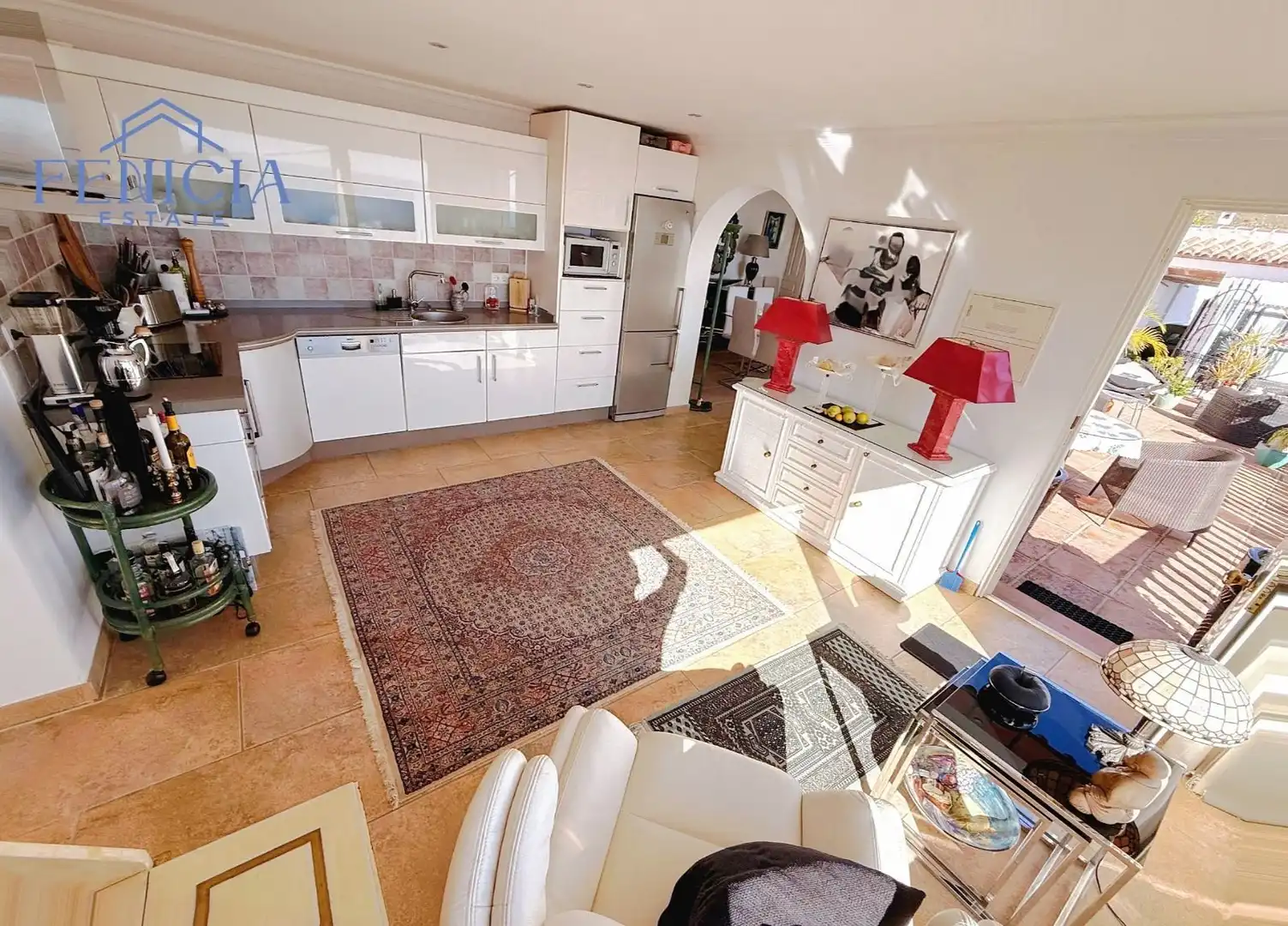 Cocina de Casa o chalet en venta en Almuñécar con Aire acondicionado, Calefacción y Jardín privado
