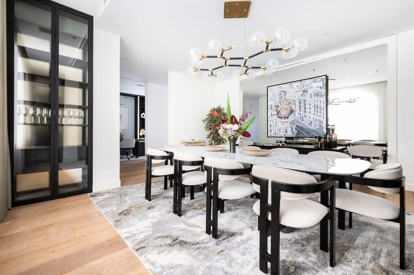 Dining room of Attic for rent in Madrid  with Air Conditioner, Heating and Terrace