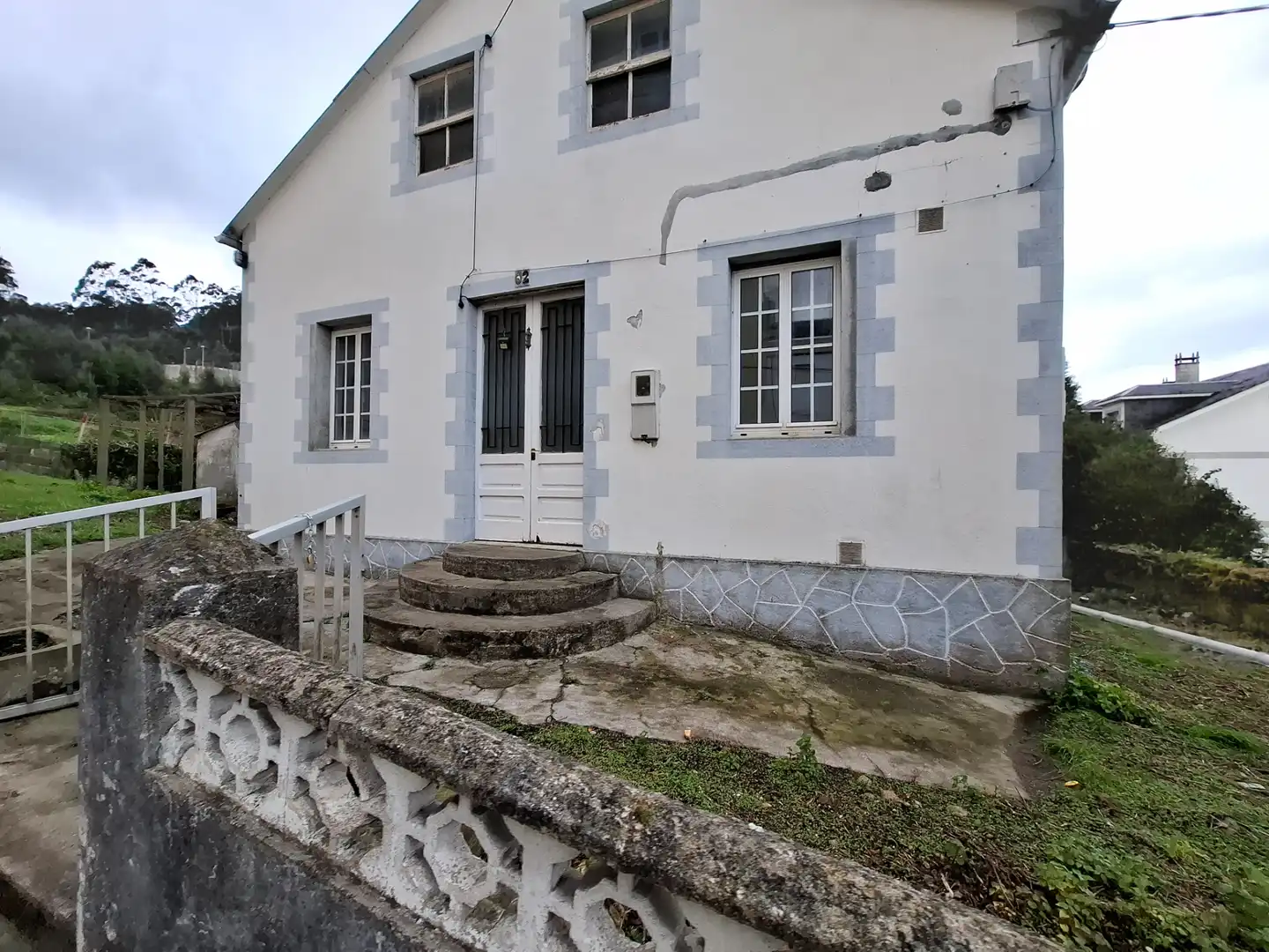 Vista exterior de Casa o chalet en venta en Burela con Jardín privado