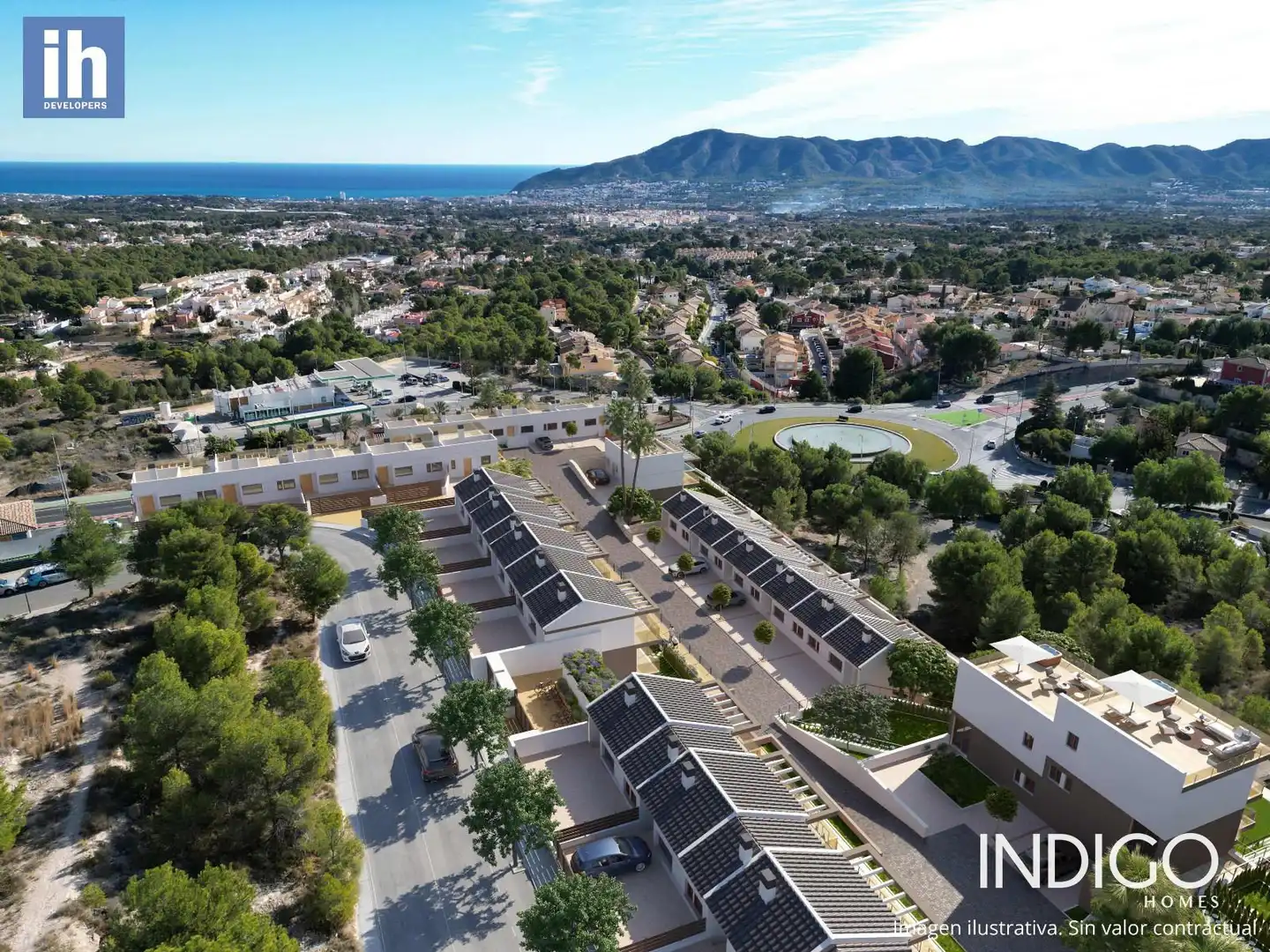 Terraced house with pool for sale in Serra Gelada, imagen 3
