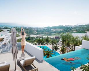 Swimming pool of Attic for sale in Estepona  with Air Conditioner, Heating and Parquet flooring