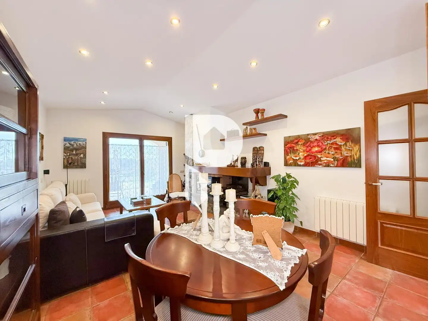 Dining room of Houses for sale in Rubí  with Private garden, Terrace and Balcony